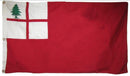 New England 1st Bunker Hill Red 1776 3'x5' Embroidered Flag ROUGH TEX® 600D Oxford 2Ply Spun Colonial America