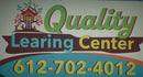 Day Care Banner 3x5 Brass Grommets "Infamous Learing Center of Minneapolis Minnesota"
