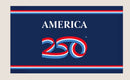 America 250 1776 2026 250th Stick Desk Quality Flags 4x6 Inches Black Staff
