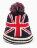 United Kingdom Winter Ski Hats UK Anglo British Flag Acrylic Warm Hat