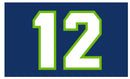 12th Man Flag 3x5 Feet Outdoor Banner Brass Grommets