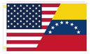 USA Venezuealan Flags American Friendship 3x5 Feet 100D Brass Grommets