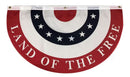 Land of the Free USA Fans 3x5 Feet 68D Polyester Outdoor Bunting Brass Grommets