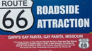Centennial Route US 66 Seal 1926 2026 License Plate Diamond Cut Embossed