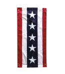 American Pride Patriotic Municipal Light Pole Street Banner 18"×36" Sleeves & Grommets
