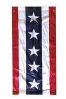 American Pride Patriotic Municipal Light Pole Street Banner 18"×36" Sleeves & Grommets