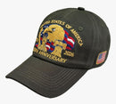 United States of America Olive Green American 250th Anniversary USA Caps Liberty Limited Military Edition