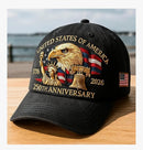 United States of America Black Hats American 250th Anniversary USA Caps Liberty Limited Edition