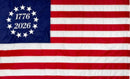 Betsy Ross 1776 2026 3'x5' Nylon Embroidered Flags American 250th Anniversary