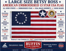 Betsy Ross 5x8 Feet Nylon Flags American Historic USA 13 Stars