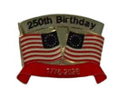 American 250th Birthday Betsy Ross Flags 13 Stars Stripes Freedom 1776 2026 Lapel Pins