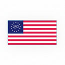 American Betsy Ross 250th Made In U.S.A. Vinyl Outdoor Quality 3.5"x7.5" Inches Bumper Stickers Limited Edition