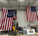 American 250th Birthday in 2026 Commemorative 13 Star Betsy Ross Special Custom Made Original USA 1776 Flags 3x5 4x6 5x8 & 6x10 Feet Brass Grommets