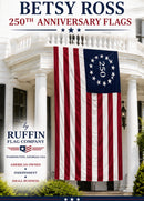 American 250th Birthday in 2026 Commemorative 13 Star Betsy Ross Special Custom Made Original USA 1776 Flags 3x5 4x6 5x8 & 6x10 Feet Brass Grommets