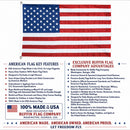 American Flag | Premium 100% Nylon | Made in the USA | All Sizes 2x3 to 30x60 Ft