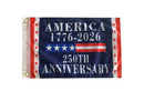 America 250th Anniversary 1776 2026 Boat Flags 12"×18" Brass Grommets Double Sided