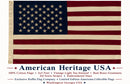 USA American Vintage 3'x5' Embroidered Flag ROUGH TEX® Cotton