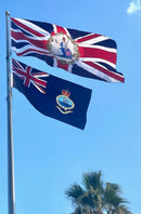 Bahamas 1964-1973 British Empire Blue Ensign 3'x6' Flag ROUGH TEX® Nylon Sewn Jack Balance Printed