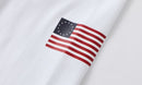 USA 250th Anniversary Betsy Ross 1776 Heritage Long Sleeve Shirt | 92% Cotton 8% Spandex | S–XXXL