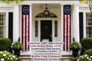 American 250th Pair Pulldown Flags 12"×8' Embroidered Two Pack Collectors Set For 2026