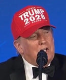 Trump 2028 Red USA American Flag 45 47 Caps