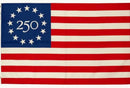 Celebrate America's 250th Birthday in 2026 Sale Betsy Ross 250 Original Printed Outdoor 3x5 Feet Flags On Sale Now Stock Up Collectors Items
