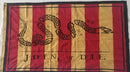 Sons of Liberty Join or Die Vintage 100% Cotton Double Sided Embroidered American Colonial 1776 Flags 3x5 Feet