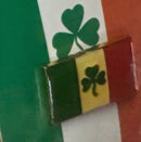 Ireland Flag  Irish Shamrock Vintage Lapel Pins