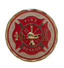 Fire Rescue Firefighter Premium USA Pins Expertly Embossed