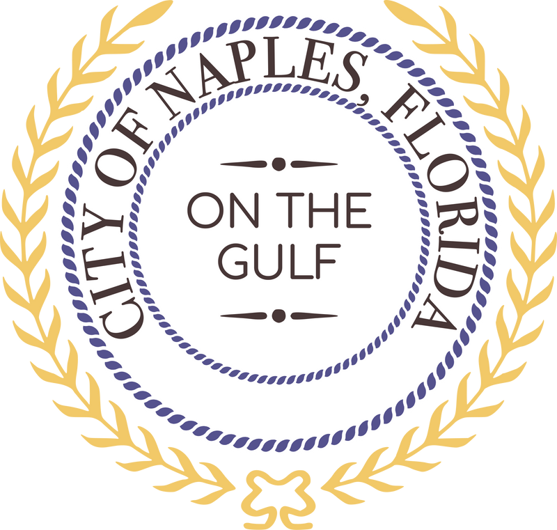 Naples City Florida Flag Brass Grommets