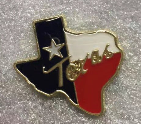 Texas State Map Lapel Pin