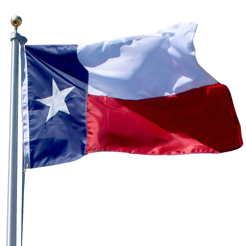 Texas 5'x8' Embroidered State Flags ROUGH TEX® Nylon 300D Sewn Brass Grommets