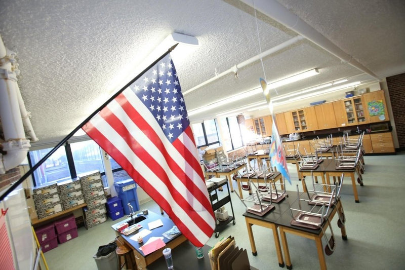 Case 144 AMERICAN CLASSROOM FLAGS 16"X24"
