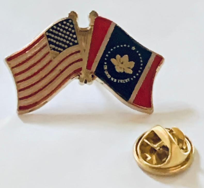 USA New Mississippi Lapel Pin