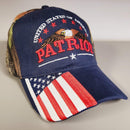 United States of America Patriot Navy Embroidered Cap Camo Back