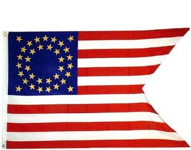 Union Cavalry Guidon 3'x5' Embroidered Flag ROUGH TEX® Cotton