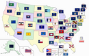 2x3 Feet State Flags USA Nylon Printed American States