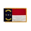 United States 56 Flags Set 3x5 Feet Cotton Gold Fringe Sleeve Premium Indoor Use One of Each American State & all Six U.S.A. Territories