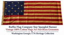 Star Spangled Banner 100% Vintage Cotton 3x5 Feet Flags Sewn Construction