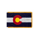 United States 56 Flags Set 3x5 Feet Cotton Gold Fringe Sleeve Premium Indoor Use One of Each American State & all Six U.S.A. Territories