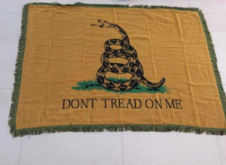 American Woven Cotton Blanket Collection:  USA Flag Blanket, An Appeal To Heaven, Gadsden Don't Tread on Me, Betsy Ross & Second 2nd Amendment Americana Afghans