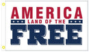 America Land of The Free 3'X5' Flag ROUGH TEX® 100D