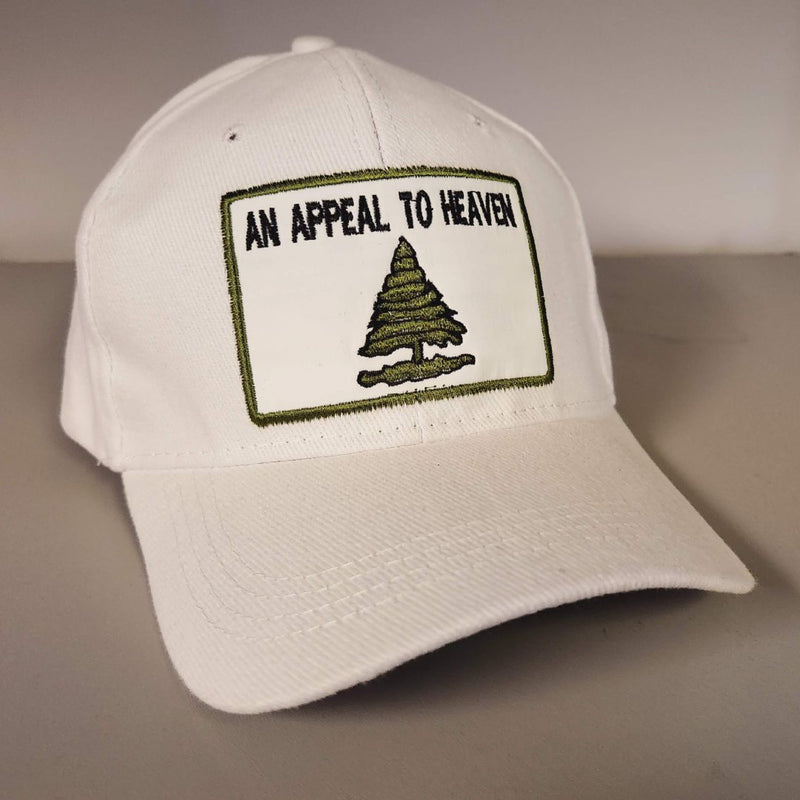 An Appeal To Heaven White Embroidered Cap