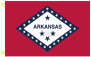 Arkansas 3'X5' Flag ROUGH TEX® 100D