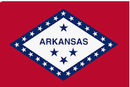 Arkansas 3'x5' Embroidered Flag ROUGH TEX® Cotton