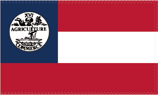 Tennessee CSA 1861 3'X5' Flag ROUGH TEX® 100D