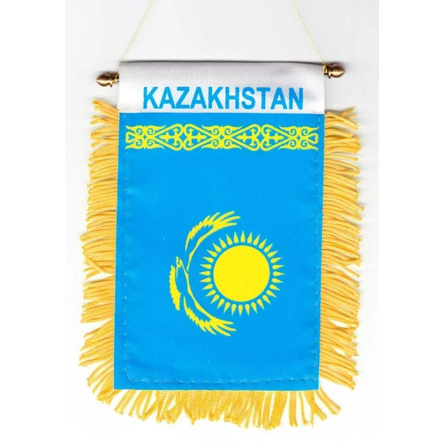 Kazakhstan Flag Mini Banner