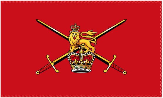 British Army 1954 3'X5' Flag ROUGH TEX® 100D UK Crown