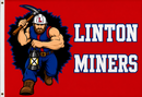 Linton Miners Indiana flags 3x5 & 4x6 Feet Brass Grommets Made to Order