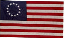 Betsy Ross American USA 13 Stars 8'x12' Embroidered Flag ROUGH TEX® 300D Nylon Heavy Duty 1776 Flags